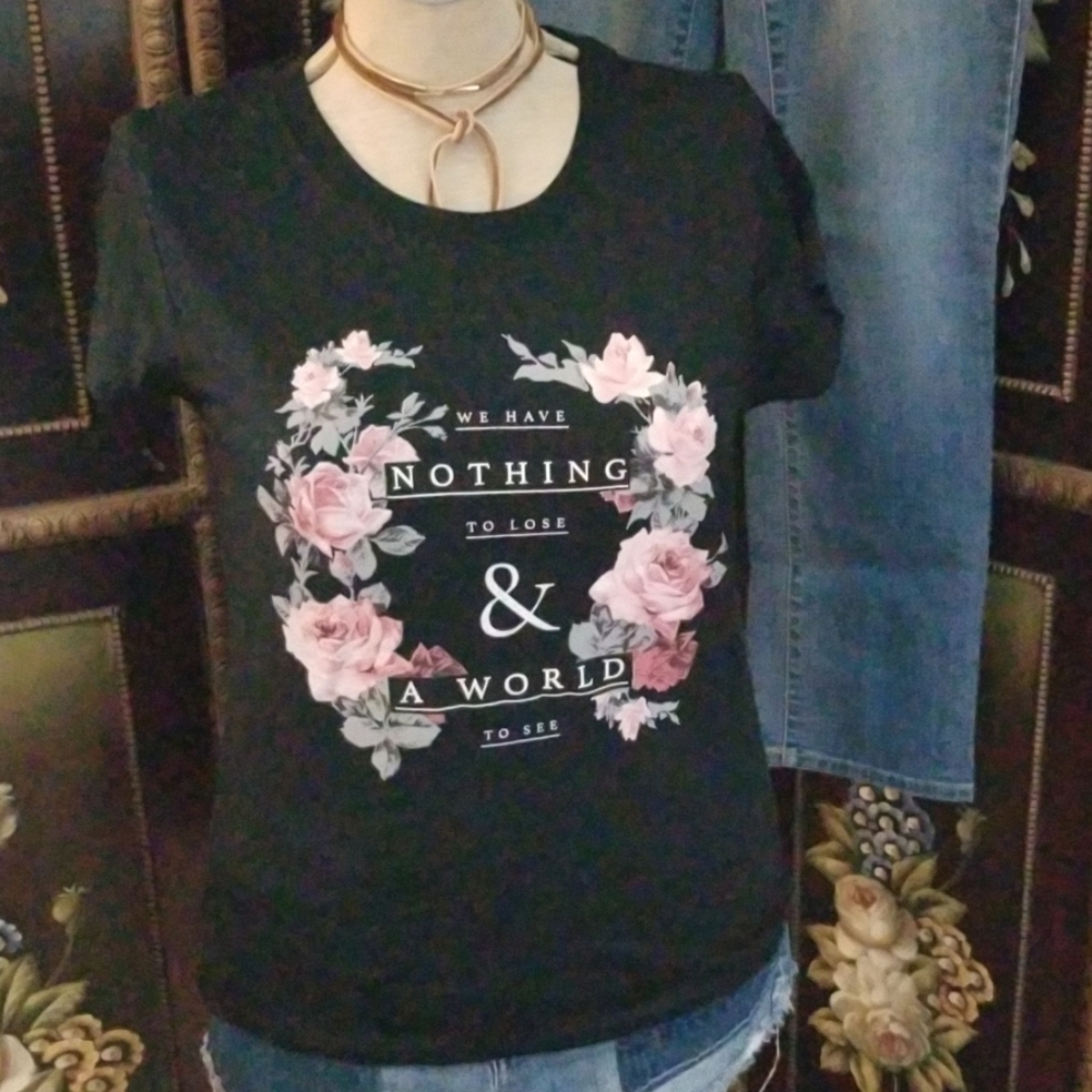 Freeze | Black Graphic Tshirt